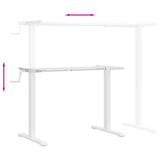 Standing Desk Frame White (94-135)x60x(70-114) cm Steel