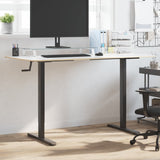 Standing Desk Frame Black (94-135)x60x(70-114) cm Steel - Side View