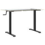 Standing Desk Frame Black (94-135)x60x(70-114) cm Steel - Top-Down View