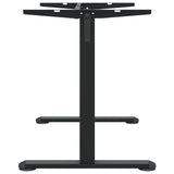 Standing Desk Frame Black (94-135)x60x(70-114) cm Steel - Rear View