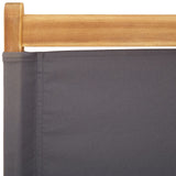 Garden Chairs 2 pcs Anthracite Solid Wood Acacia and Fabric - Extra Image