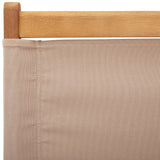 Garden Chairs 2 pcs Taupe Solid Wood Acacia and Fabric - Extra Image