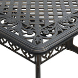 Garden Table Bronze 150x90x72 cm Cast Aluminium - Extra Image