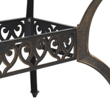 Garden Table Bronze 150x90x72 cm Cast Aluminium
