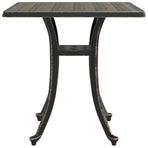 Garden Table Bronze 53x53x53 cm Cast Aluminium