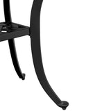 Garden Table Black 53x53x53 cm Cast Aluminium - Extra Image