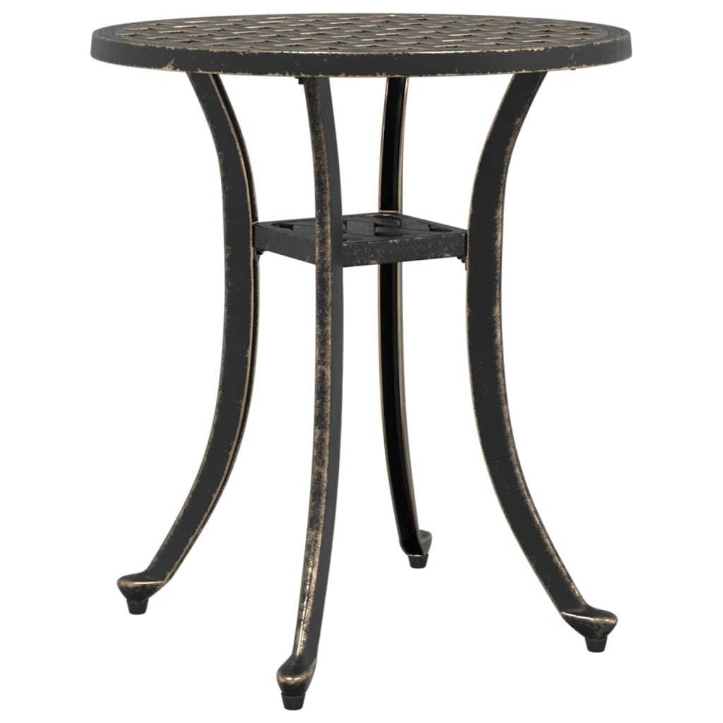 Garden Table Bronze ?8x53 cm Cast Aluminium