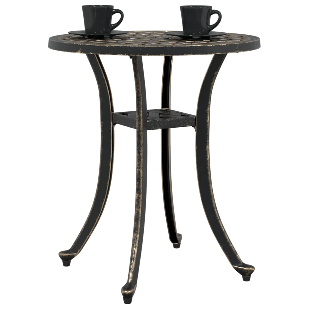 Garden Table Bronze ?8x53 cm Cast Aluminium