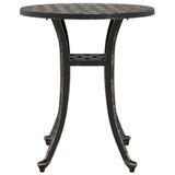 Garden Table Bronze ?8x53 cm Cast Aluminium