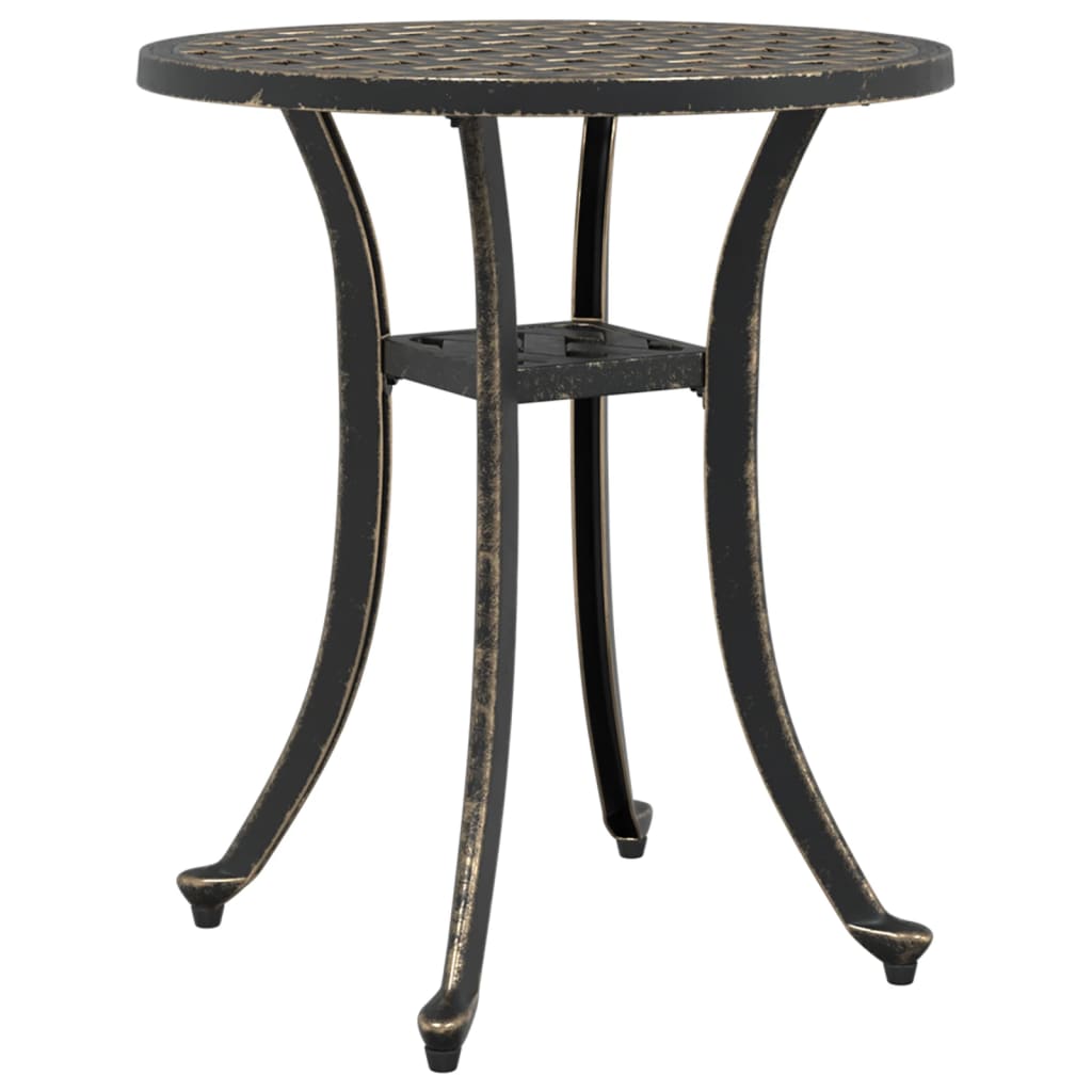 Garden Table Bronze ?8x53 cm Cast Aluminium