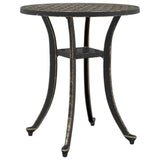 Garden Table Bronze ?8x53 cm Cast Aluminium