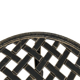 Garden Table Bronze Ø48x53 cm Cast Aluminium - Extra Image