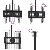 TV Ceiling Mount for 32-65 Inch Screen Max VESA 400x400 mm 40kg