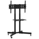 TV Stand on Wheels 32-70 Inch Screen Max VESA 600x400 mm 50kg - Front View