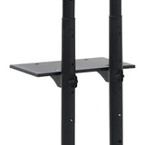 TV Stand on Wheels 32-70 Inch Screen Max VESA 600x400 mm 50kg - Low Angle