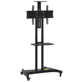 TV Stand on Wheels 32-70 Inch Screen Max VESA 600x400 mm 60kg - Front View
