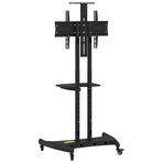 TV Stand on Wheels 32-70 Inch Screen Max VESA 600x400 mm 60kg