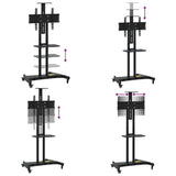TV Stand on Wheels 32-70 Inch Screen Max VESA 600x400 mm 60kg