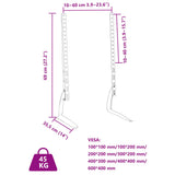 TV Stands 2 pcs for 37-75 Inch Screen Max VESA 600x400 mm 45kg