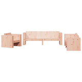 2 Piece Garden Lounge Set Solid Wood Douglas - Front View