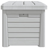 Outdoor Cushion Box Grey 73x50,5x46,5 cm Polypropylene - Rear View