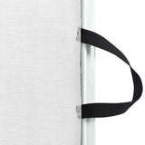 Retractable Pet Gate White 102.5x125 cm - Rear View