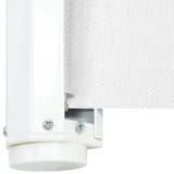 Retractable Pet Gate White 117.5x125 cm