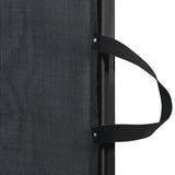 Retractable Pet Gate Black 102.5x125 cm - Rear View