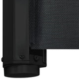 Retractable Pet Gate Black 102.5x125 cm