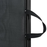 Retractable Pet Gate Black 117.5x125 cm - Rear View
