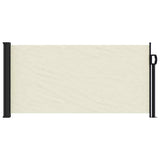 Retractable Side Awning Cream 100x300 cm - Side View