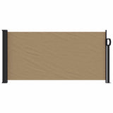 Retractable Side Awning Taupe 100x300 cm - Side View