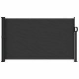 Retractable Side Awning Black 117x300 cm - Side View