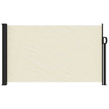 Retractable Side Awning Cream 117x300 cm - Side View