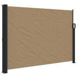 Retractable Side Awning Taupe 140x300 cm - Front View
