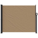 Retractable Side Awning Taupe 160x300 cm - Side View