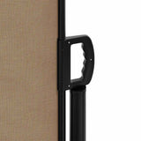 Retractable Side Awning Taupe 160x300 cm - Low Angle