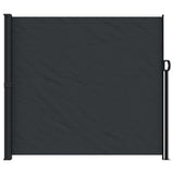 Retractable Side Awning Black 180x300 cm - Side View