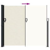 Retractable Side Awning Cream 180x300 cm - 45-Degree Angle