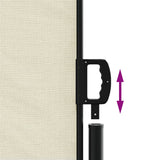 Retractable Side Awning Cream 180x300 cm - Rear View