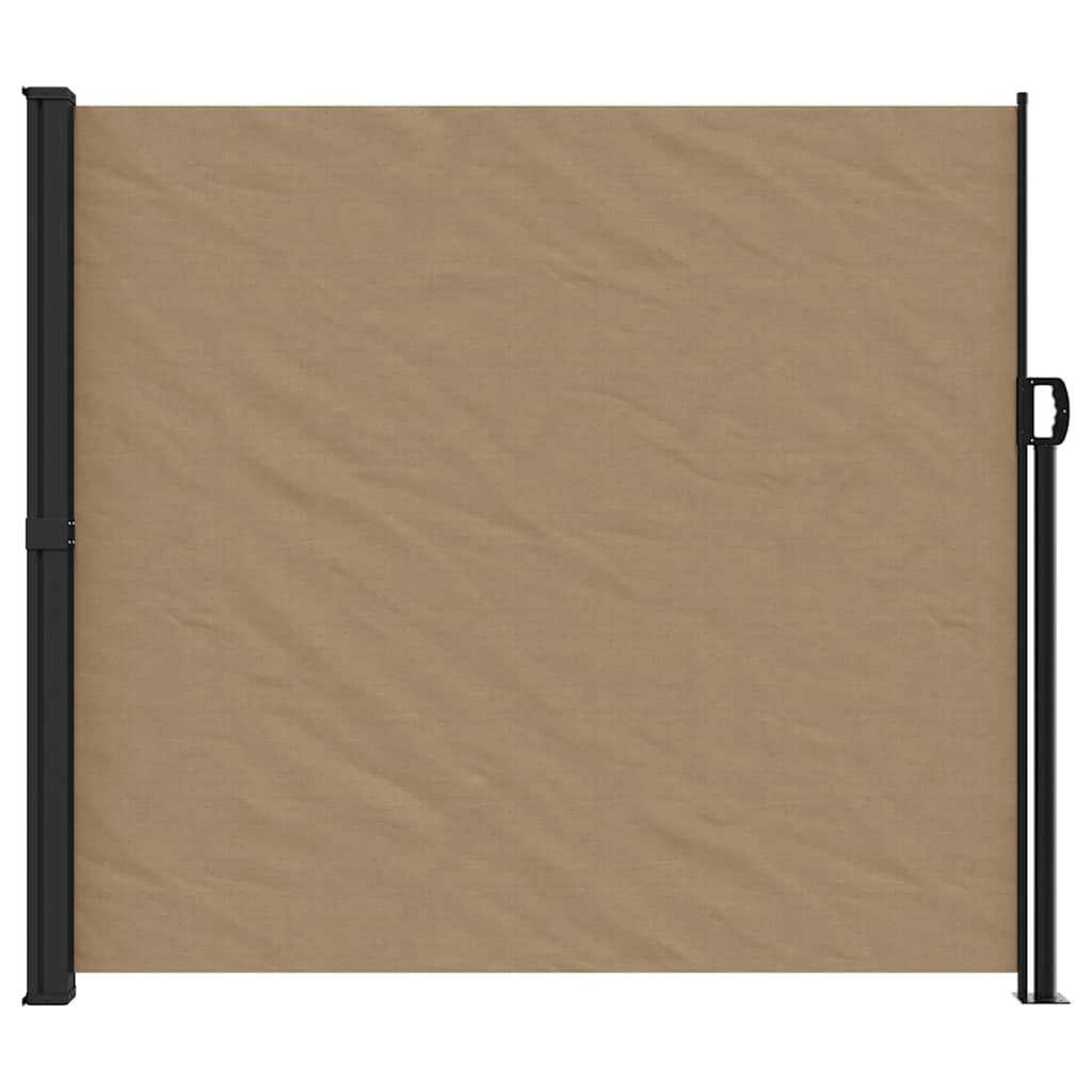 Retractable Side Awning Taupe 180x300 cm