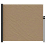 Retractable Side Awning Taupe 180x300 cm - Side View