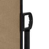 Retractable Side Awning Taupe 180x300 cm - Low Angle