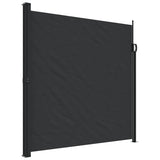 Retractable Side Awning Black 200x300 cm - Front View