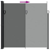 Retractable Side Awning Anthracite 200x300 cm
