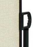 Retractable Side Awning Cream 220x300 cm - Low Angle