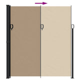 Retractable Side Awning Taupe 220x300 cm