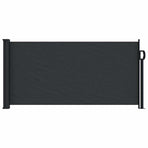 Retractable Side Awning Black 100x500 cm