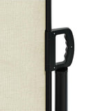 Retractable Side Awning Cream 120x500 cm