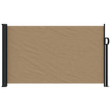 Retractable Side Awning Taupe 120x500 cm
